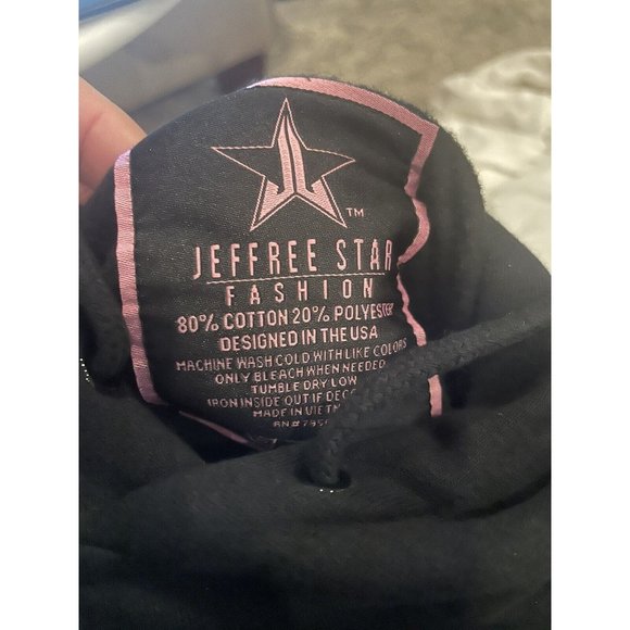 Jeffree Star Cosmetics 5 Year Anniversary Candy Hearts Hoodie Sweatshirt Black L - Picture 6 of 6
